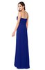 ColsBM Angelina Nautical Blue Cute A-line Sleeveless Zip up Chiffon Sash Plus Size Bridesmaid Dresses