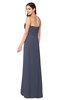 ColsBM Angelina Nightshadow Blue Cute A-line Sleeveless Zip up Chiffon Sash Plus Size Bridesmaid Dresses