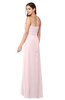 ColsBM Angelina Petal Pink Cute A-line Sleeveless Zip up Chiffon Sash Plus Size Bridesmaid Dresses