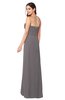ColsBM Angelina Ridge Grey Cute A-line Sleeveless Zip up Chiffon Sash Plus Size Bridesmaid Dresses