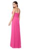 ColsBM Angelina Rose Pink Cute A-line Sleeveless Zip up Chiffon Sash Plus Size Bridesmaid Dresses