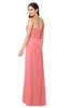 ColsBM Angelina Shell Pink Cute A-line Sleeveless Zip up Chiffon Sash Plus Size Bridesmaid Dresses