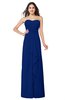 ColsBM Angelina Sodalite Blue Cute A-line Sleeveless Zip up Chiffon Sash Plus Size Bridesmaid Dresses