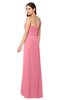ColsBM Angelina Watermelon Cute A-line Sleeveless Zip up Chiffon Sash Plus Size Bridesmaid Dresses