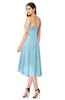 ColsBM Karina Aqua Elegant A-line Strapless Sleeveless Ruching Plus Size Bridesmaid Dresses