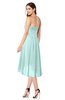 ColsBM Karina Blue Glass Elegant A-line Strapless Sleeveless Ruching Plus Size Bridesmaid Dresses