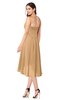 ColsBM Karina Desert Mist Elegant A-line Strapless Sleeveless Ruching Plus Size Bridesmaid Dresses