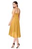 ColsBM Karina Golden Cream Elegant A-line Strapless Sleeveless Ruching Plus Size Bridesmaid Dresses