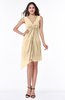 ColsBM Armani Apricot Gelato Cute A-line Sabrina Zipper Chiffon Plus Size Bridesmaid Dresses