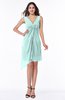ColsBM Armani Blue Glass Cute A-line Sabrina Zipper Chiffon Plus Size Bridesmaid Dresses