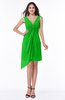 ColsBM Armani Classic Green Cute A-line Sabrina Zipper Chiffon Plus Size Bridesmaid Dresses