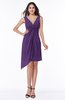 ColsBM Armani Dark Purple Cute A-line Sabrina Zipper Chiffon Plus Size Bridesmaid Dresses