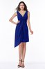 ColsBM Armani Electric Blue Cute A-line Sabrina Zipper Chiffon Plus Size Bridesmaid Dresses