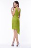 ColsBM Armani Green Oasis Cute A-line Sabrina Zipper Chiffon Plus Size Bridesmaid Dresses
