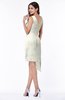 ColsBM Armani Ivory Cute A-line Sabrina Zipper Chiffon Plus Size Bridesmaid Dresses