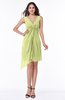 ColsBM Armani Lime Green Cute A-line Sabrina Zipper Chiffon Plus Size Bridesmaid Dresses