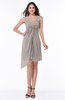 ColsBM Armani Mushroom Cute A-line Sabrina Zipper Chiffon Plus Size Bridesmaid Dresses
