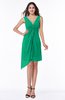 ColsBM Armani Pepper Green Cute A-line Sabrina Zipper Chiffon Plus Size Bridesmaid Dresses