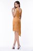 ColsBM Armani Pheasant Cute A-line Sabrina Zipper Chiffon Plus Size Bridesmaid Dresses