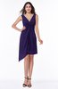 ColsBM Armani Royal Purple Cute A-line Sabrina Zipper Chiffon Plus Size Bridesmaid Dresses
