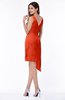 ColsBM Armani Tangerine Tango Cute A-line Sabrina Zipper Chiffon Plus Size Bridesmaid Dresses