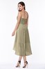 ColsBM Briella Candied Ginger Simple A-line One Shoulder Zip up Knee Length Ruffles Plus Size Bridesmaid Dresses