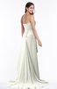 ColsBM Teresa Ivory Traditional A-line Strapless Lace up Chiffon Brush Train Plus Size Bridesmaid Dresses