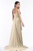 ColsBM Teresa Novelle Peach Traditional A-line Strapless Lace up Chiffon Brush Train Plus Size Bridesmaid Dresses