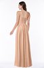 ColsBM Summer Almost Apricot Simple Strapless Sleeveless Zipper Floor Length Ruching Plus Size Bridesmaid Dresses