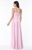 ColsBM Summer Baby Pink Simple Strapless Sleeveless Zipper Floor Length Ruching Plus Size Bridesmaid Dresses