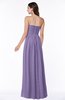 ColsBM Summer Chalk Violet Simple Strapless Sleeveless Zipper Floor Length Ruching Plus Size Bridesmaid Dresses