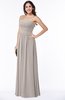 ColsBM Summer Fawn Simple Strapless Sleeveless Zipper Floor Length Ruching Plus Size Bridesmaid Dresses