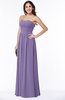 ColsBM Summer Lilac Simple Strapless Sleeveless Zipper Floor Length Ruching Plus Size Bridesmaid Dresses