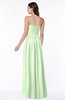 ColsBM Summer Pale Green Simple Strapless Sleeveless Zipper Floor Length Ruching Plus Size Bridesmaid Dresses