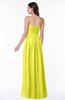 ColsBM Summer Sulphur Spring Simple Strapless Sleeveless Zipper Floor Length Ruching Plus Size Bridesmaid Dresses