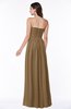 ColsBM Summer Truffle Simple Strapless Sleeveless Zipper Floor Length Ruching Plus Size Bridesmaid Dresses