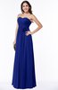 ColsBM Marissa Electric Blue Elegant Empire Strapless Sleeveless Half Backless Plus Size Bridesmaid Dresses