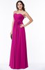 ColsBM Marissa Hot Pink Elegant Empire Strapless Sleeveless Half Backless Plus Size Bridesmaid Dresses