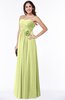 ColsBM Marissa Lime Sherbet Elegant Empire Strapless Sleeveless Half Backless Plus Size Bridesmaid Dresses