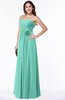 ColsBM Marissa Mint Green Elegant Empire Strapless Sleeveless Half Backless Plus Size Bridesmaid Dresses
