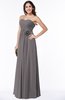 ColsBM Marissa Ridge Grey Elegant Empire Strapless Sleeveless Half Backless Plus Size Bridesmaid Dresses