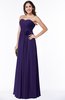 ColsBM Marissa Royal Purple Elegant Empire Strapless Sleeveless Half Backless Plus Size Bridesmaid Dresses