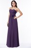 ColsBM Marissa Violet Elegant Empire Strapless Sleeveless Half Backless Plus Size Bridesmaid Dresses