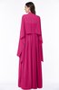 ColsBM Elyse Beetroot Purple Traditional A-line Sleeveless Zip up Chiffon Floor Length Mother of the Bride Dresses