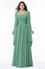 ColsBM Elyse Beryl Green Traditional A-line Sleeveless Zip up Chiffon Floor Length Mother of the Bride Dresses