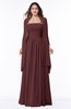 ColsBM Elyse Burgundy Traditional A-line Sleeveless Zip up Chiffon Floor Length Mother of the Bride Dresses