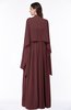 ColsBM Elyse Burgundy Traditional A-line Sleeveless Zip up Chiffon Floor Length Mother of the Bride Dresses