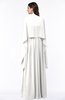 ColsBM Elyse Cloud White Traditional A-line Sleeveless Zip up Chiffon Floor Length Mother of the Bride Dresses