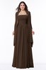 ColsBM Elyse Copper Traditional A-line Sleeveless Zip up Chiffon Floor Length Mother of the Bride Dresses