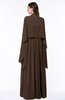 ColsBM Elyse Copper Traditional A-line Sleeveless Zip up Chiffon Floor Length Mother of the Bride Dresses